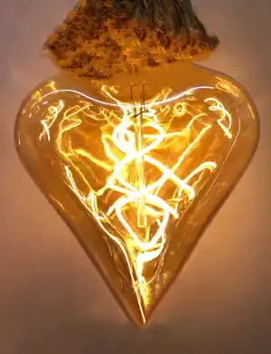 لامپ ادیسونی مدل قلب فنری 4 وات
